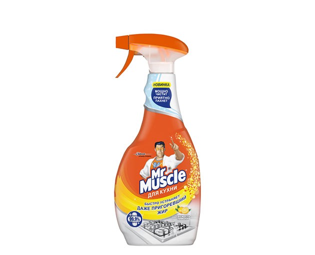 MR.MUSCLE kitchen surface cleaning liquid lemon 500ml